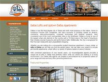 Tablet Screenshot of dallastxlofts.com